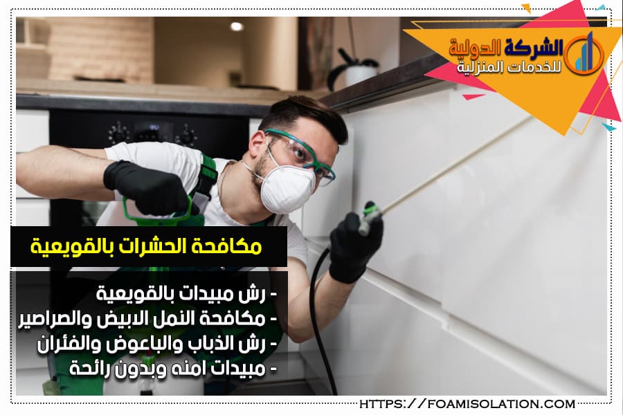 شركة مكافحة حشرات بالقويعية