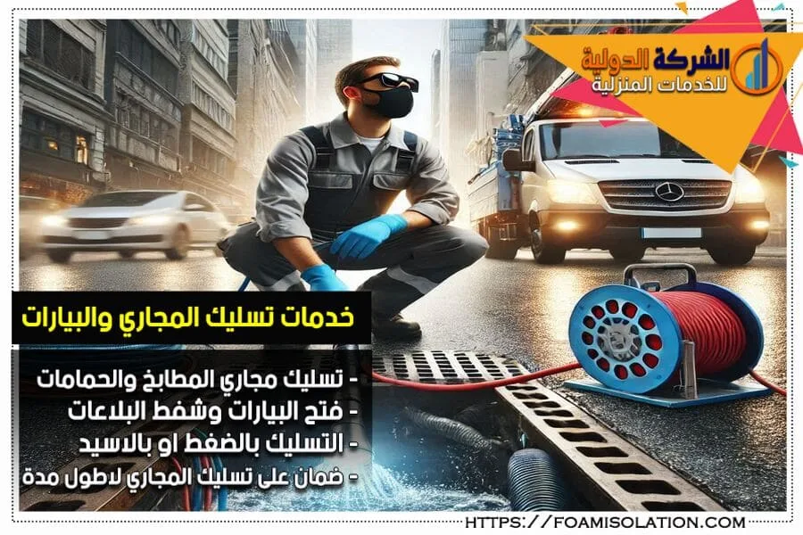 شركة فتح مجاري وتصريف مياه الامطار بالرياض