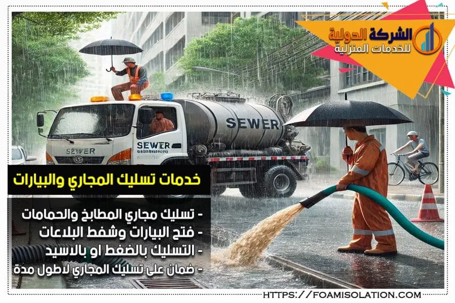 شركة تصريف المجاري بالرياض