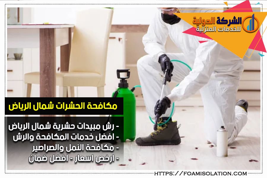 شركة مكافحة حشرات في شمال الرياض