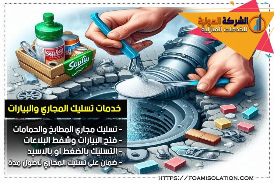 طريقة تسليك المجاري بالملح