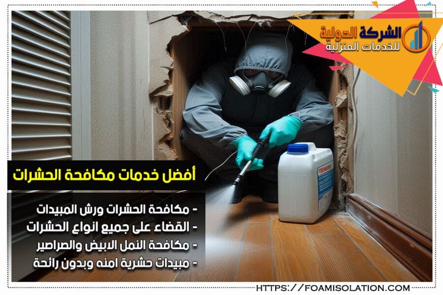نصائح ذهبية لمكافحة الحشرات والعناكب بالرياض