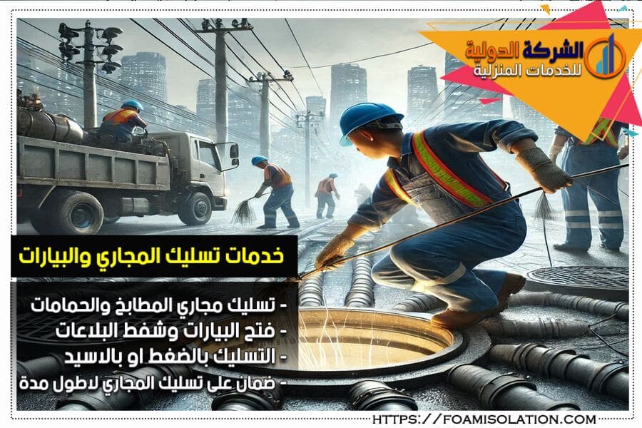 تسليك الصرف الصحي وتصريف مياه الامطار بالخرج